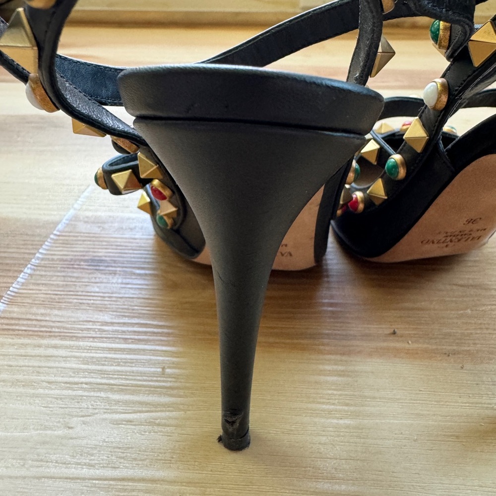 Valentino garavani - rockstud 100mm slingback